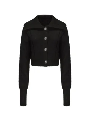 Addison Coat   Scarf Set (Black)