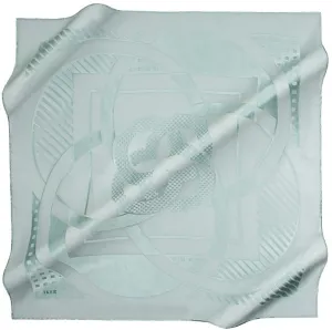 Aker Luxe Jacquard Silk Satin Scarf - Iron