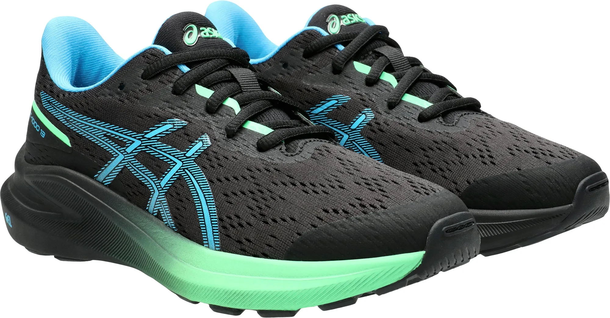 Asics GT 1000 13 GS Junior Running Shoes - Black