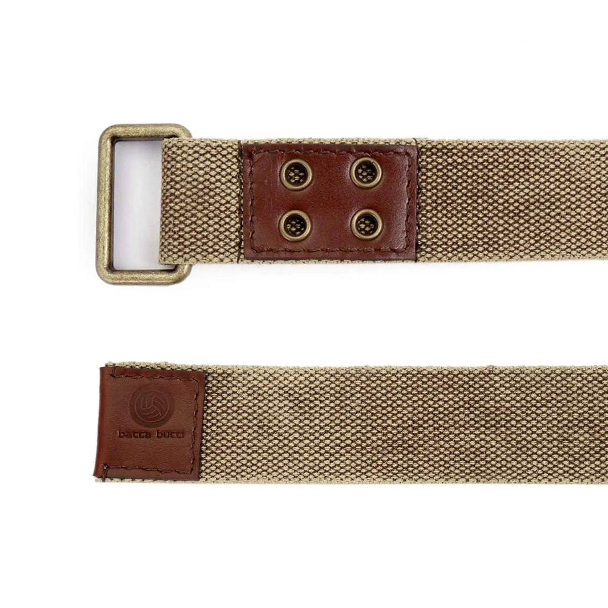Bacca Bucci Men's Military Style Army Tactical Cotton/canvas Webbing Adjustable Metal Buckle Belt for Men
