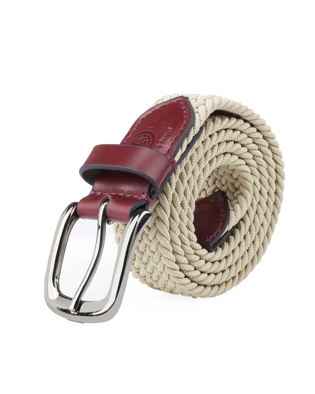 Bacca Bucci Men's Premium Elastic Braided Stretch Belt—Perfect for Golf, Casual, and Everyday Wear