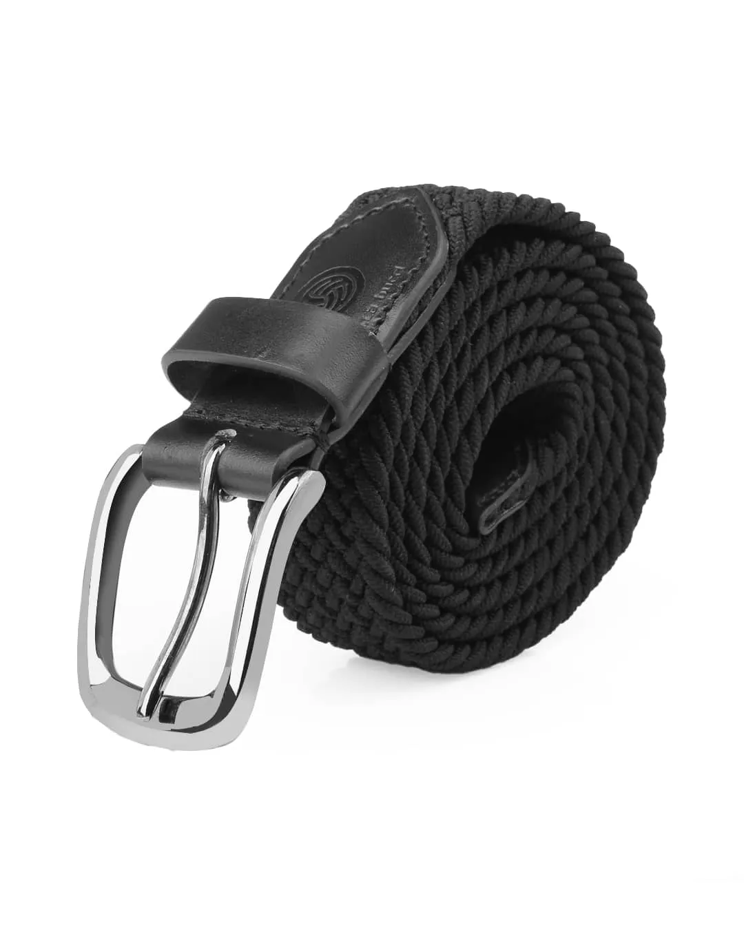 Bacca Bucci Men's Premium Elastic Braided Stretch Belt—Perfect for Golf, Casual, and Everyday Wear