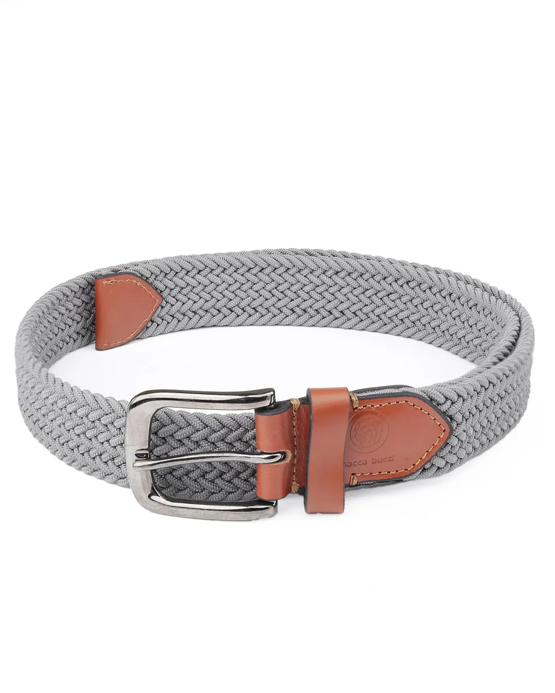 Bacca Bucci Men's Premium Elastic Braided Stretch Belt—Perfect for Golf, Casual, and Everyday Wear