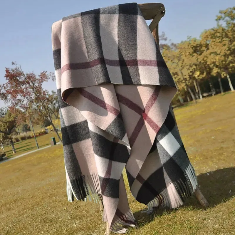 Berry Cashmere Shawl