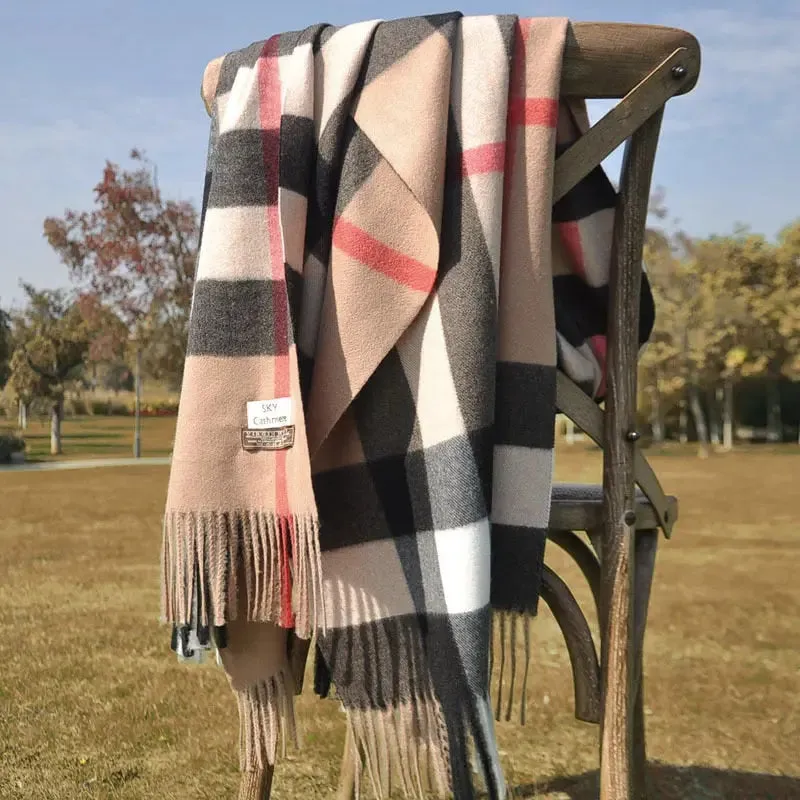 Berry Cashmere Shawl