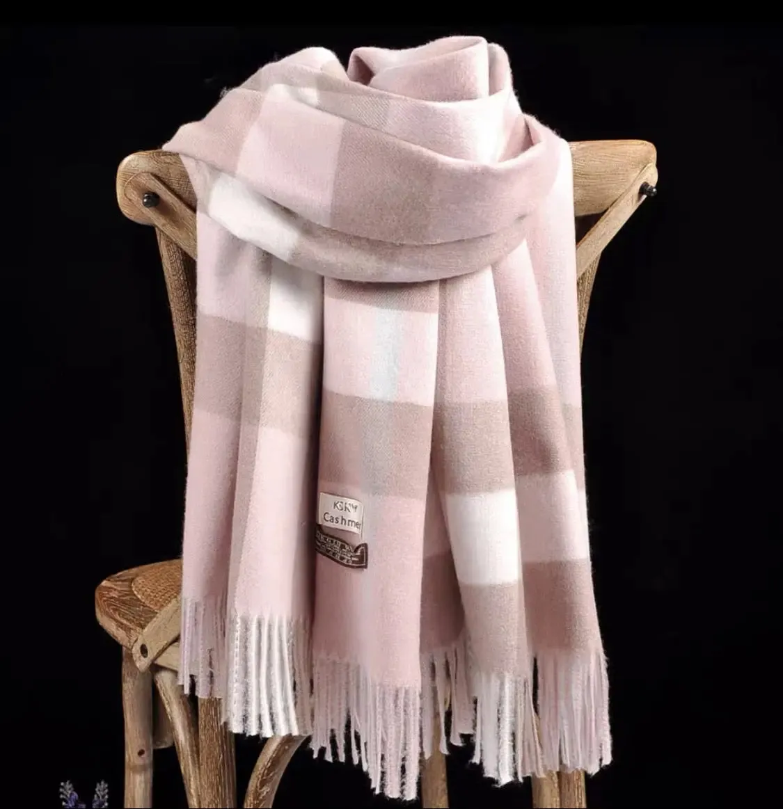 Berry Cashmere Shawl