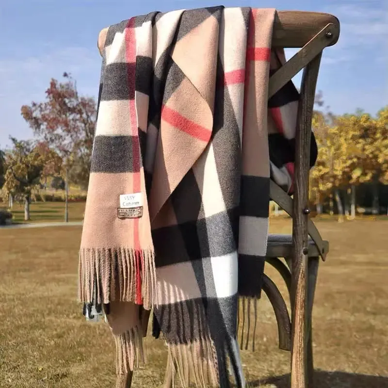 Berry Cashmere Shawl