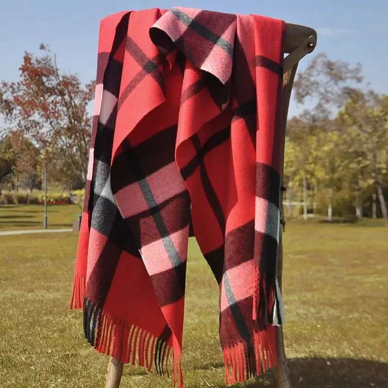Berry Cashmere Shawl