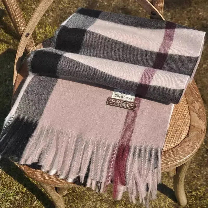 Berry Cashmere Shawl