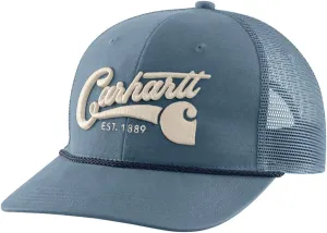 Carhartt Men's Canvas Mesh-Back Script Cap