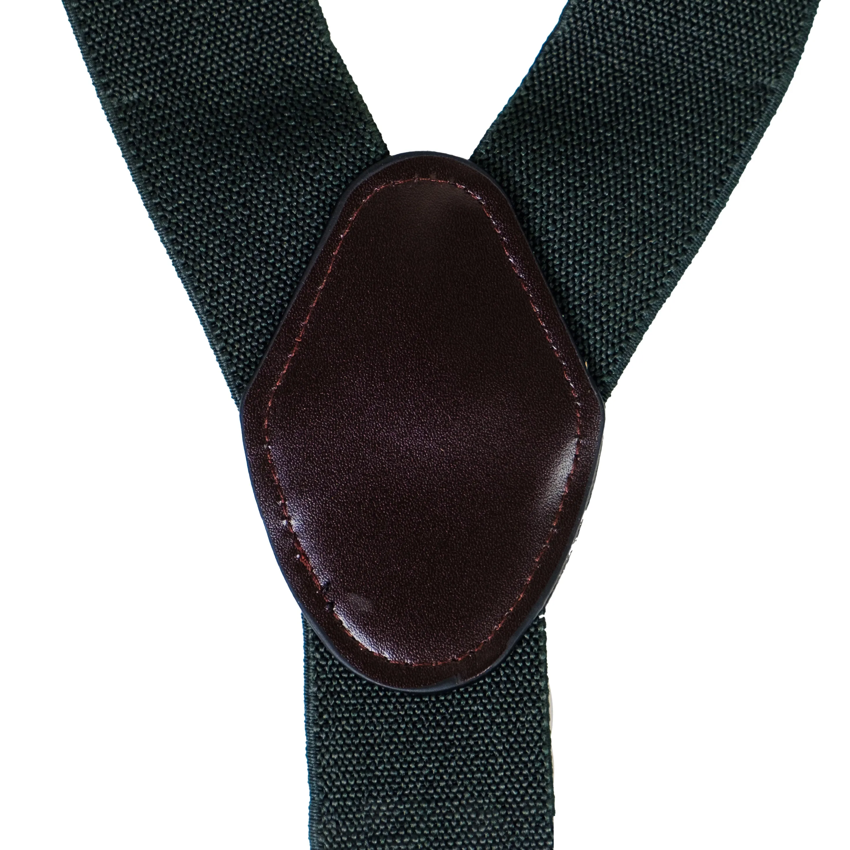Chokore Stretchy Y-shaped Suspenders with 6-clips (Forest Green)