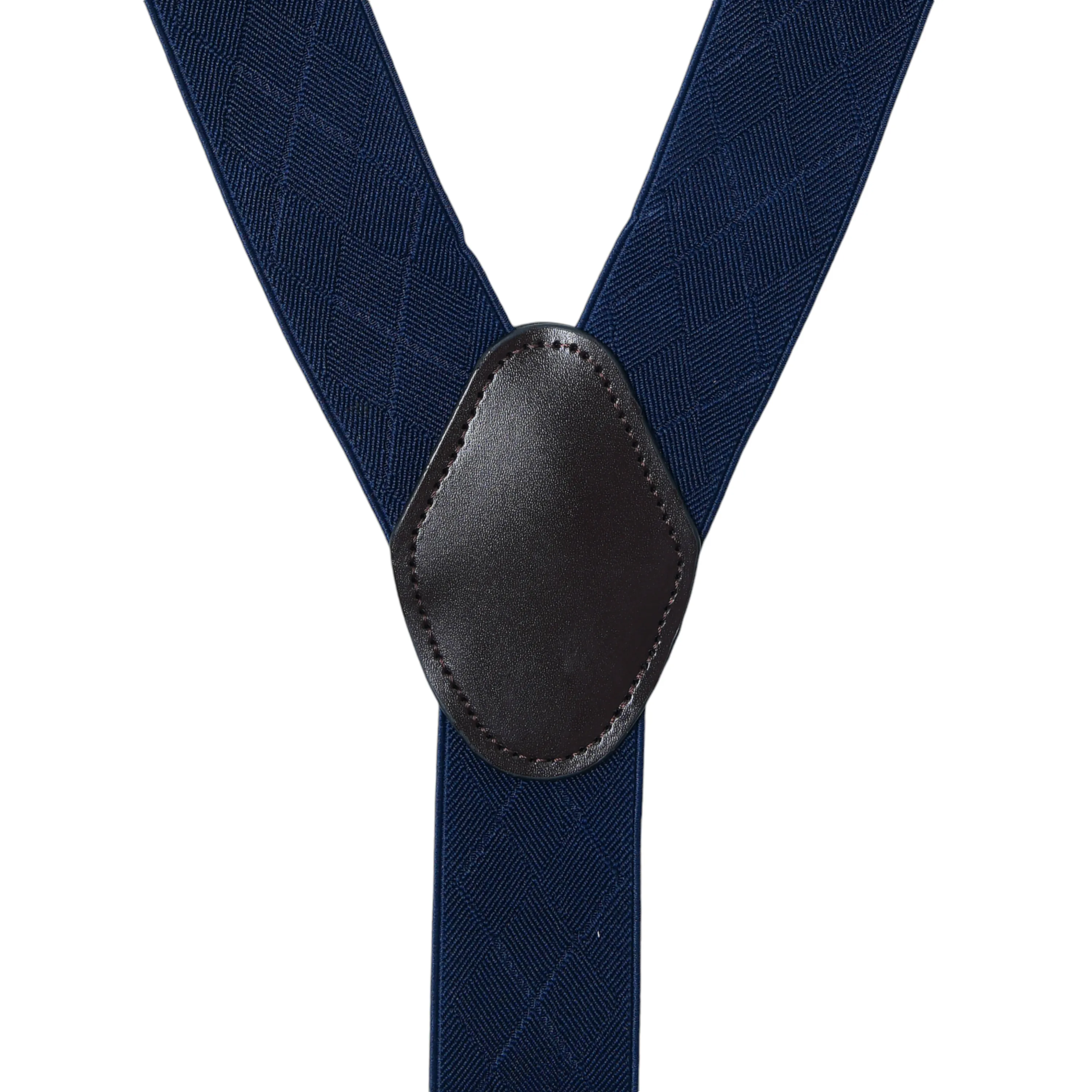Chokore Stretchy Y-shaped Suspenders with 6-clips (Navy Blue)