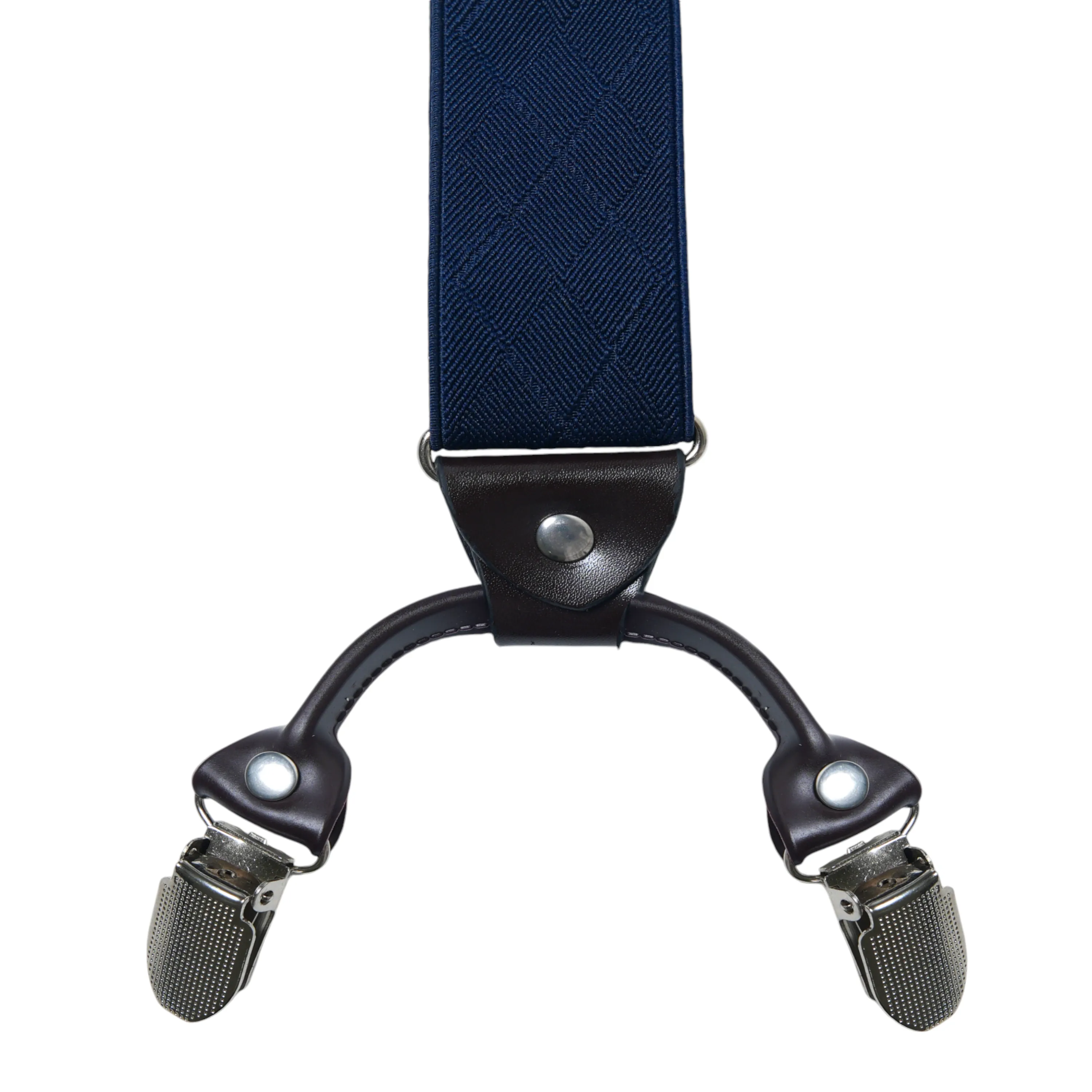 Chokore Stretchy Y-shaped Suspenders with 6-clips (Navy Blue)