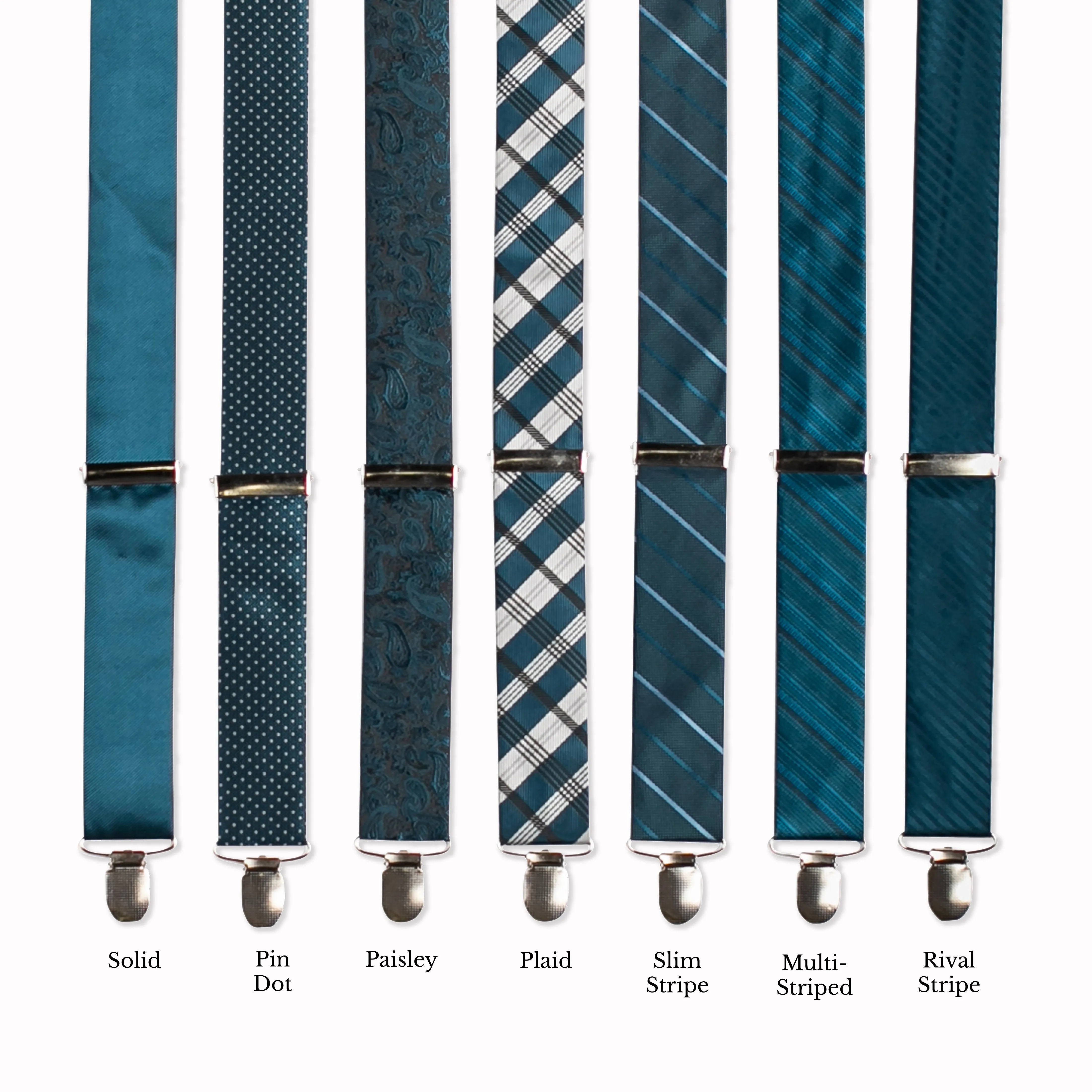 Classic Adjustable Suspenders - Caribbean