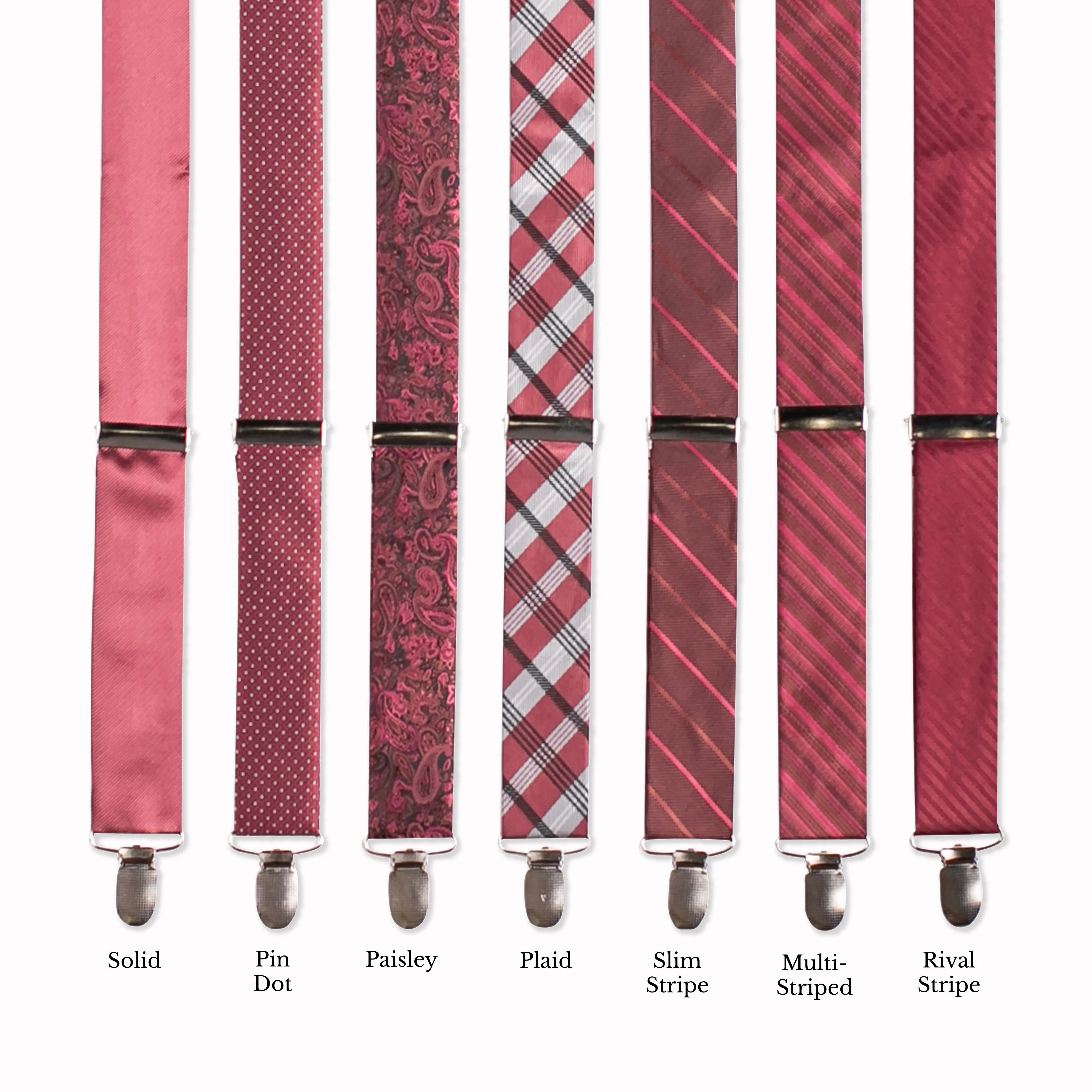 Classic Adjustable Suspenders - Hollyhock
