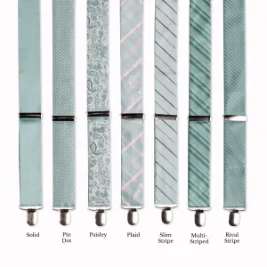 Classic Adjustable Suspenders - Opal