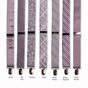 Classic Adjustable Suspenders - Wisteria