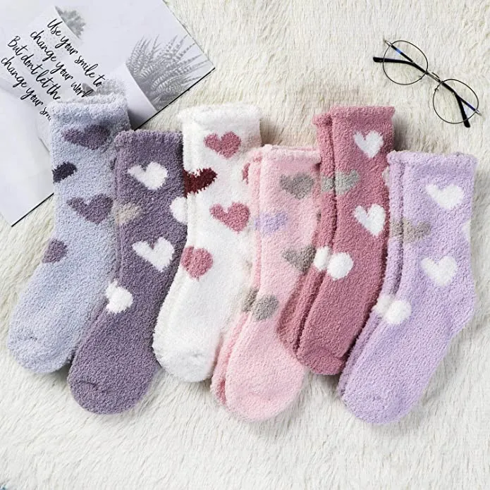Cozy Heart Socks