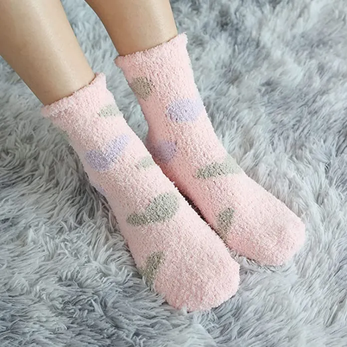 Cozy Heart Socks