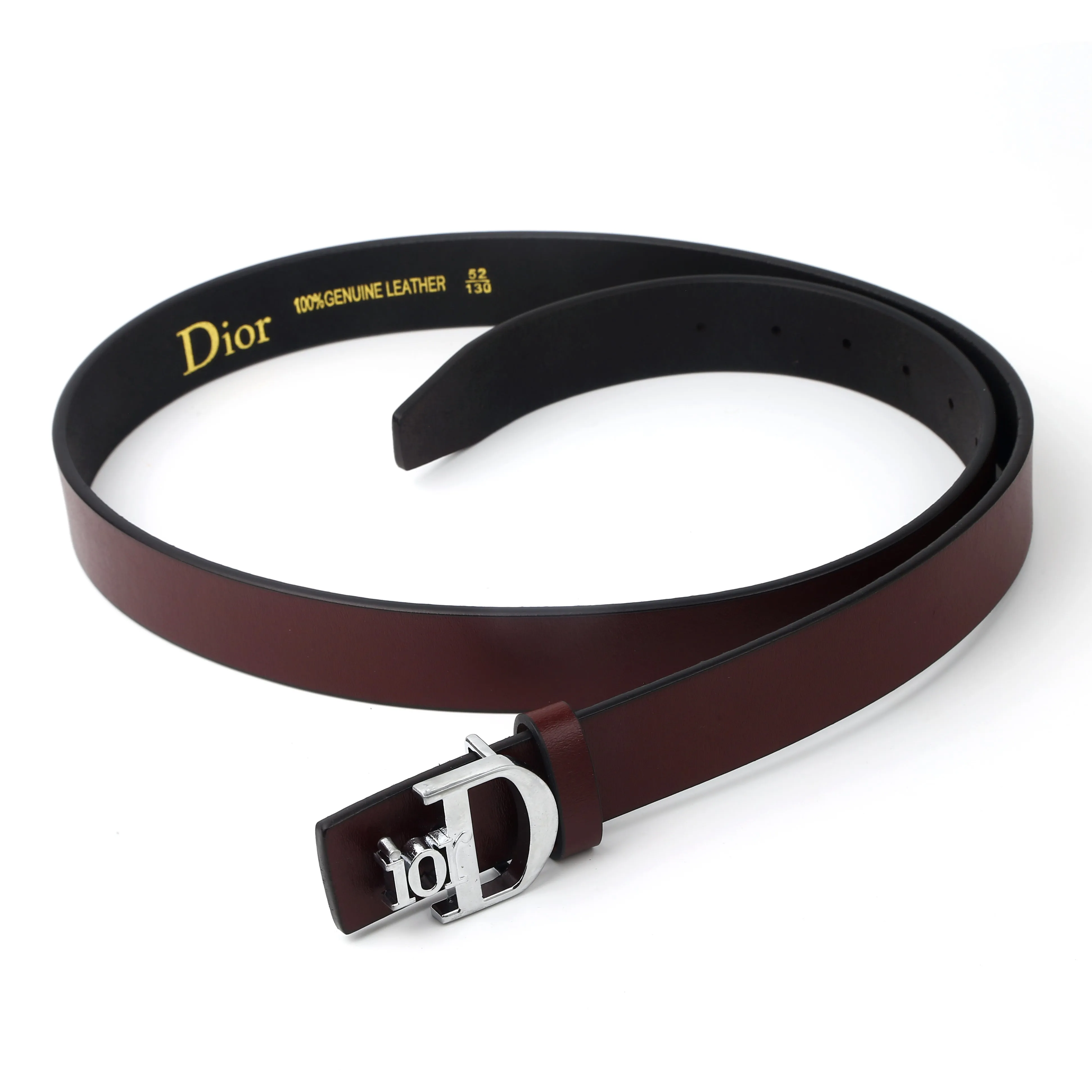 Dior leather belt