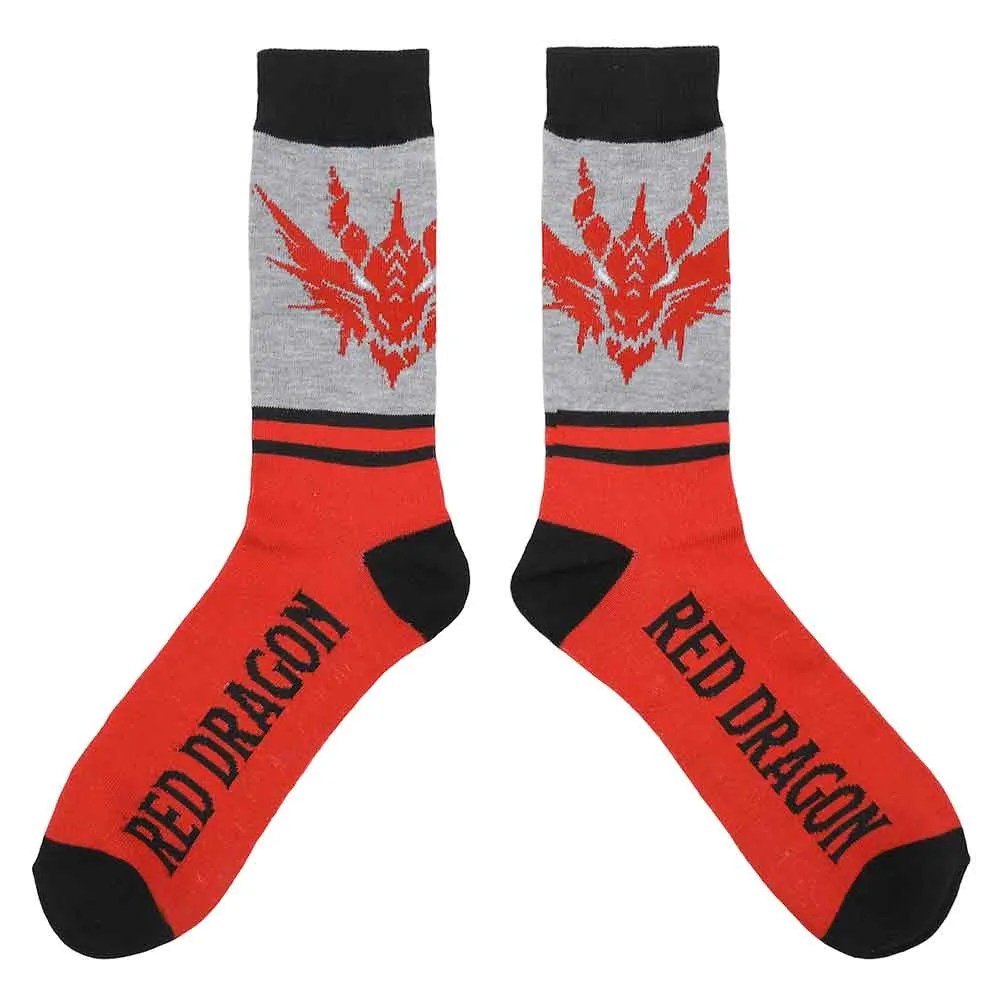 Dungeons & Dragons Monsters Casual Crew Socks, 3-Pack, Men's 10-13