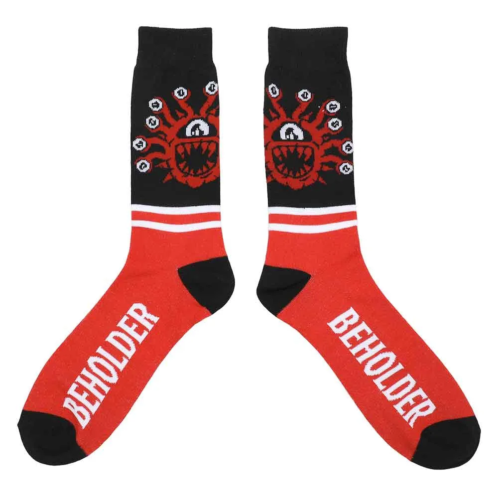 Dungeons & Dragons Monsters Casual Crew Socks, 3-Pack, Men's 10-13