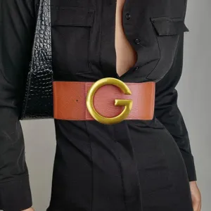 G Leather Belt