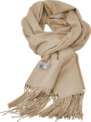 Glory Max Unisex Plain Solid Winter Scarf Cashmere Feel Oversized Soft Warm Shawl Wrap 74"x26"
