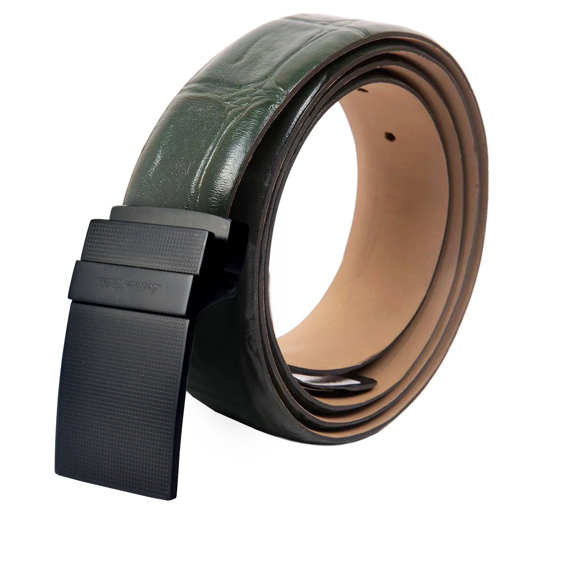 Great Dane | Genuine Leather | Pure Leather Belt for Men | Color: Green