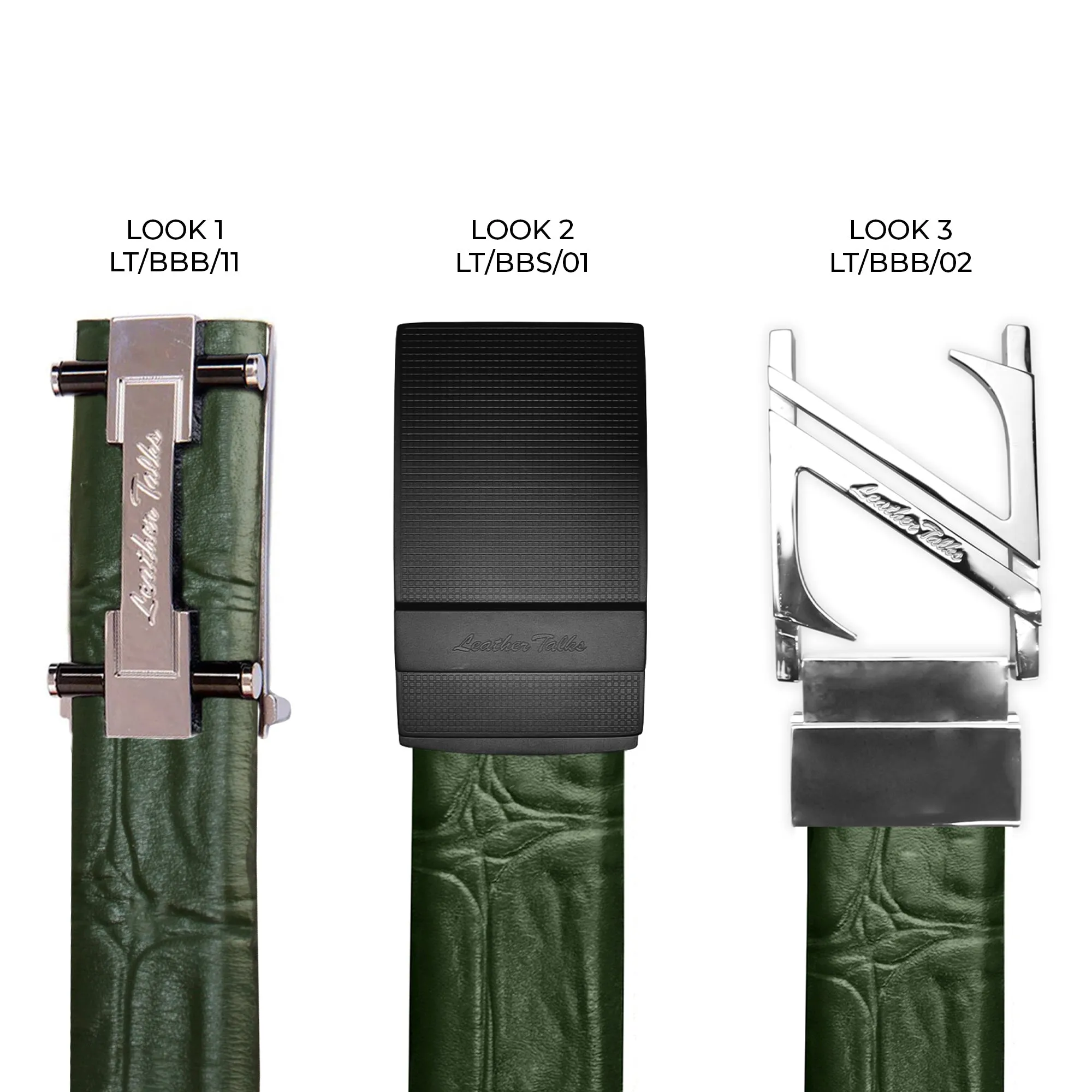 Great Dane | Genuine Leather | Pure Leather Belt for Men | Color: Green