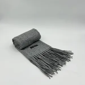 GREY CASHMERE SCARF