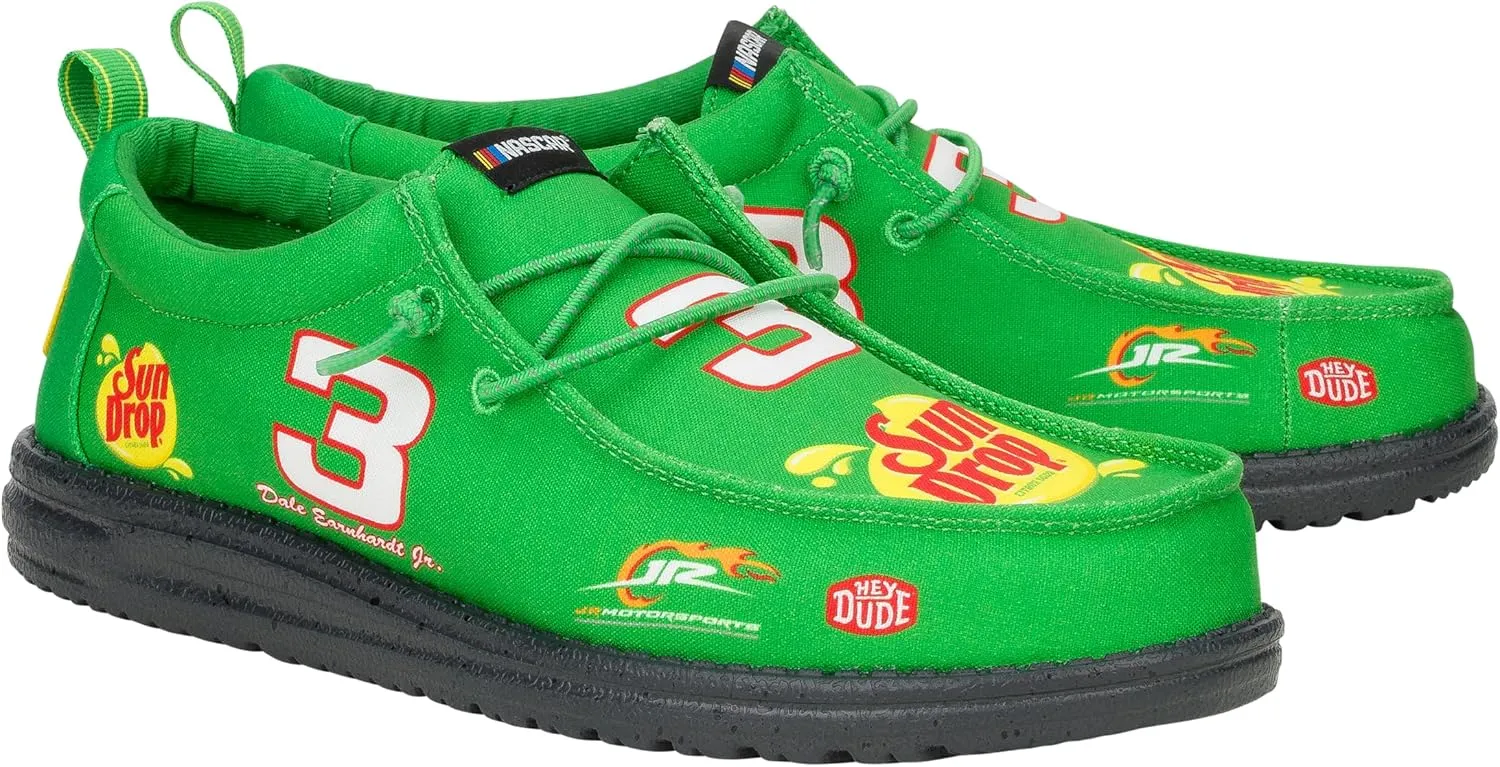 HEYDUDE X NASCAR, Men's Slip-on Loafers, Comfortable & Light-Weight