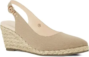 Juliet Holy Womens Wedge Sandals Espadrilles Closed Toe Slingback Buckle Strap Comfortable Casual Summer Wedges Shoes