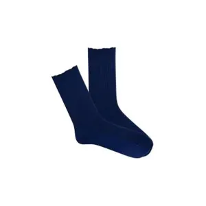 K. BELL SOFT & DREAMY MICRO RIB SOCKS NAVY