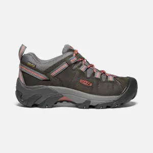 Keen Women's Targhee II Waterproof Shoes- Magnet/ Coral
