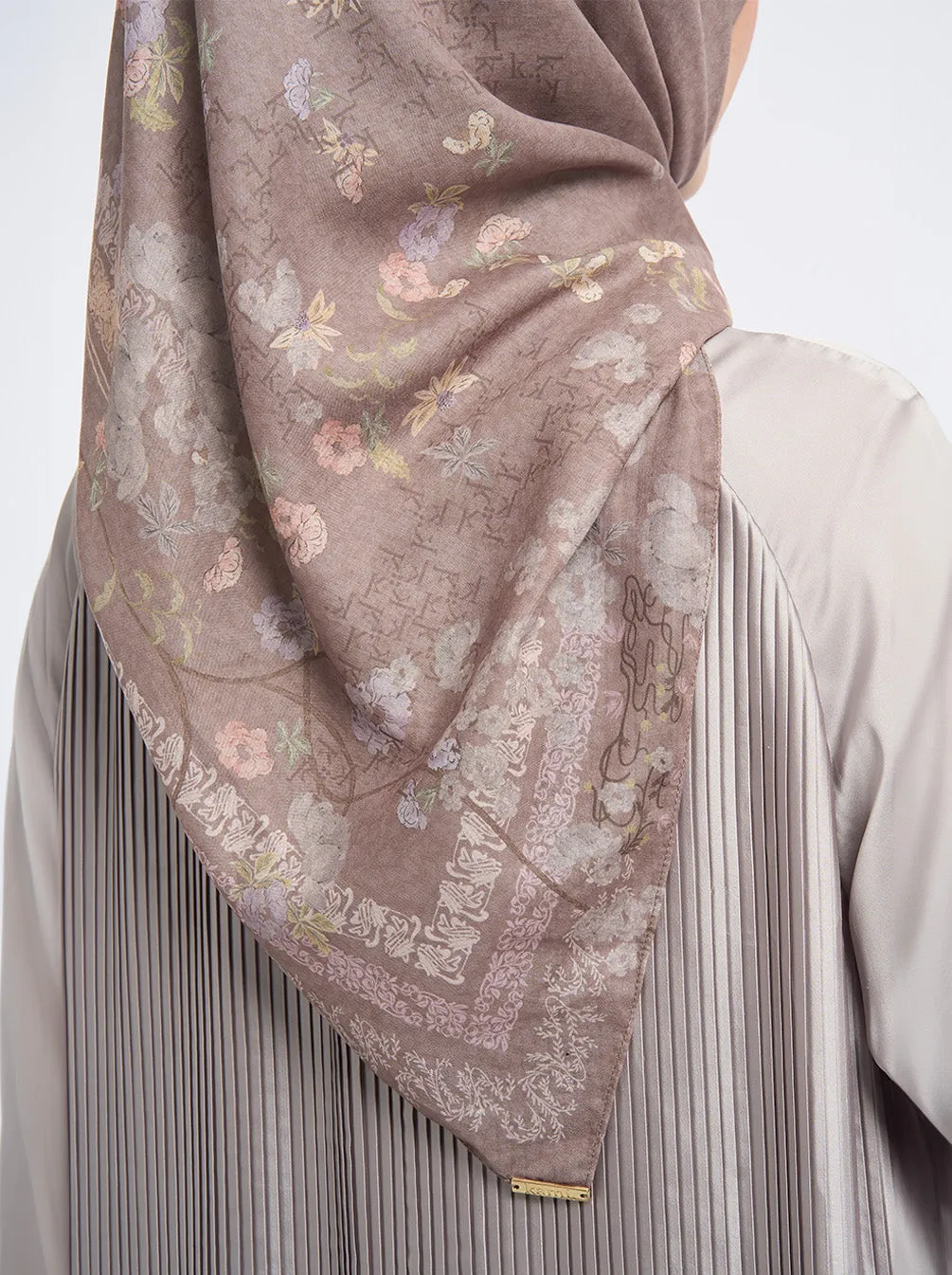 KIMAYYA SIGNATURE SCARF COFFEE