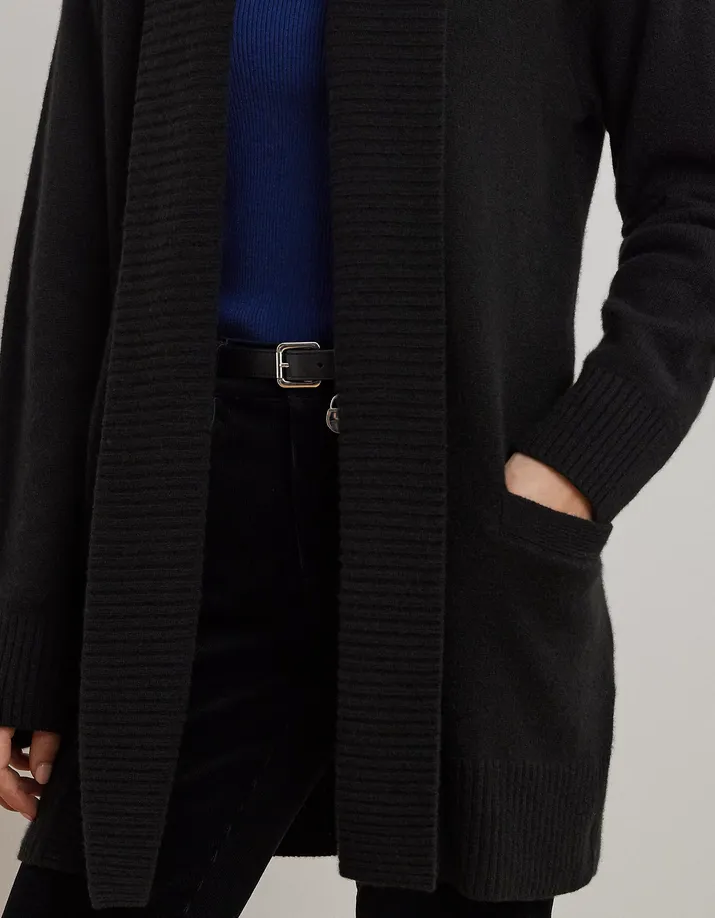 LAUREN RALPH LAUREN Washable Cashmere Shawl-Collar Cardigan