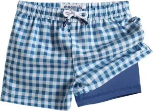 maamgic Boys Swim Trunks with Compression Liner 4-Way Stretch Quick Dry Bathing Suit Toddler Beach Shorts
