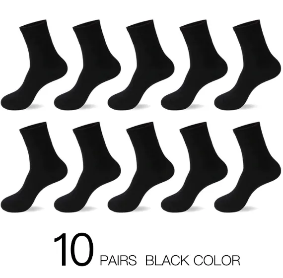 Men's Cotton Socks 10 Pairs/Lot