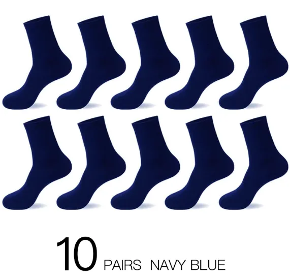 Men's Cotton Socks 10 Pairs/Lot