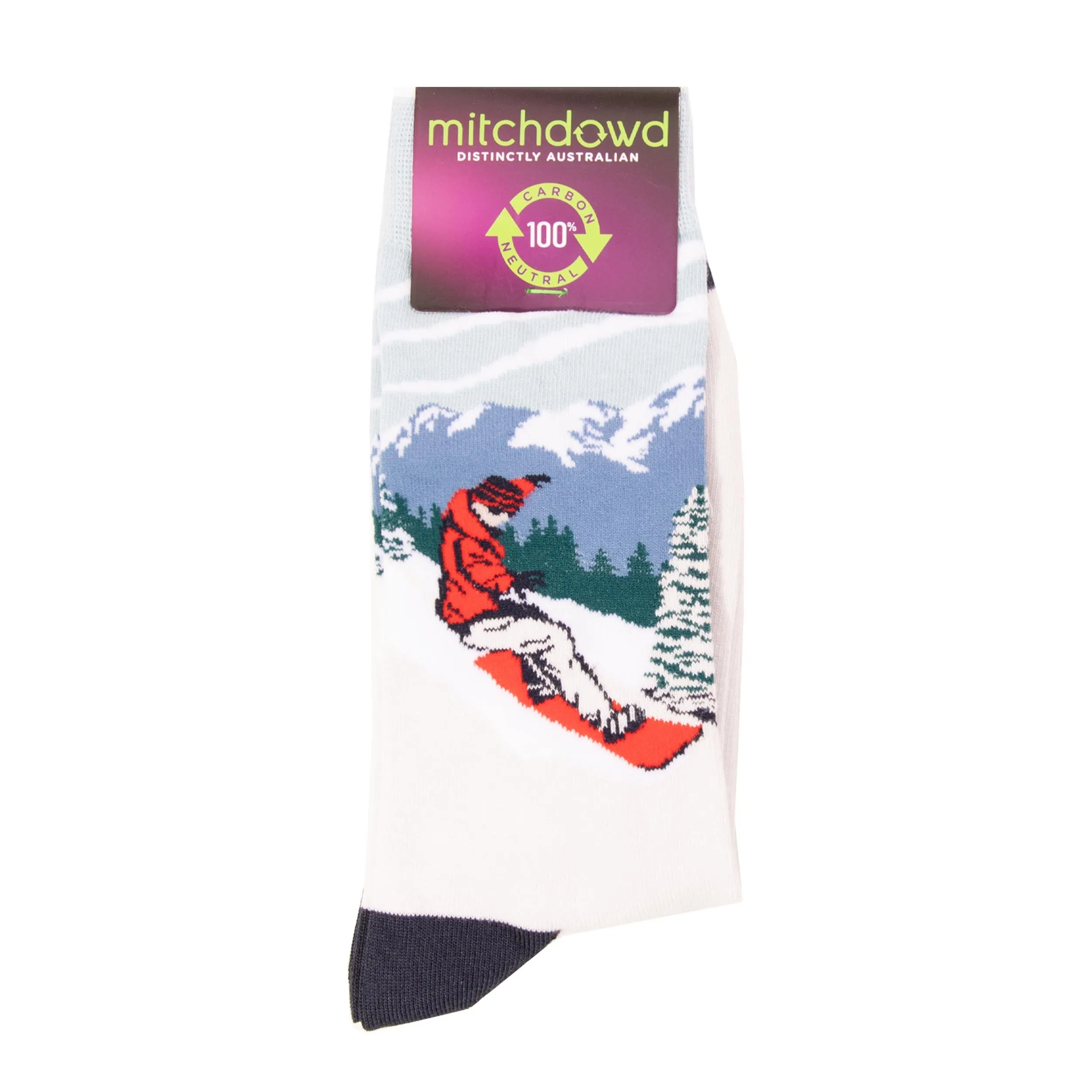 Men's Snowboard Cotton Crew - Blue