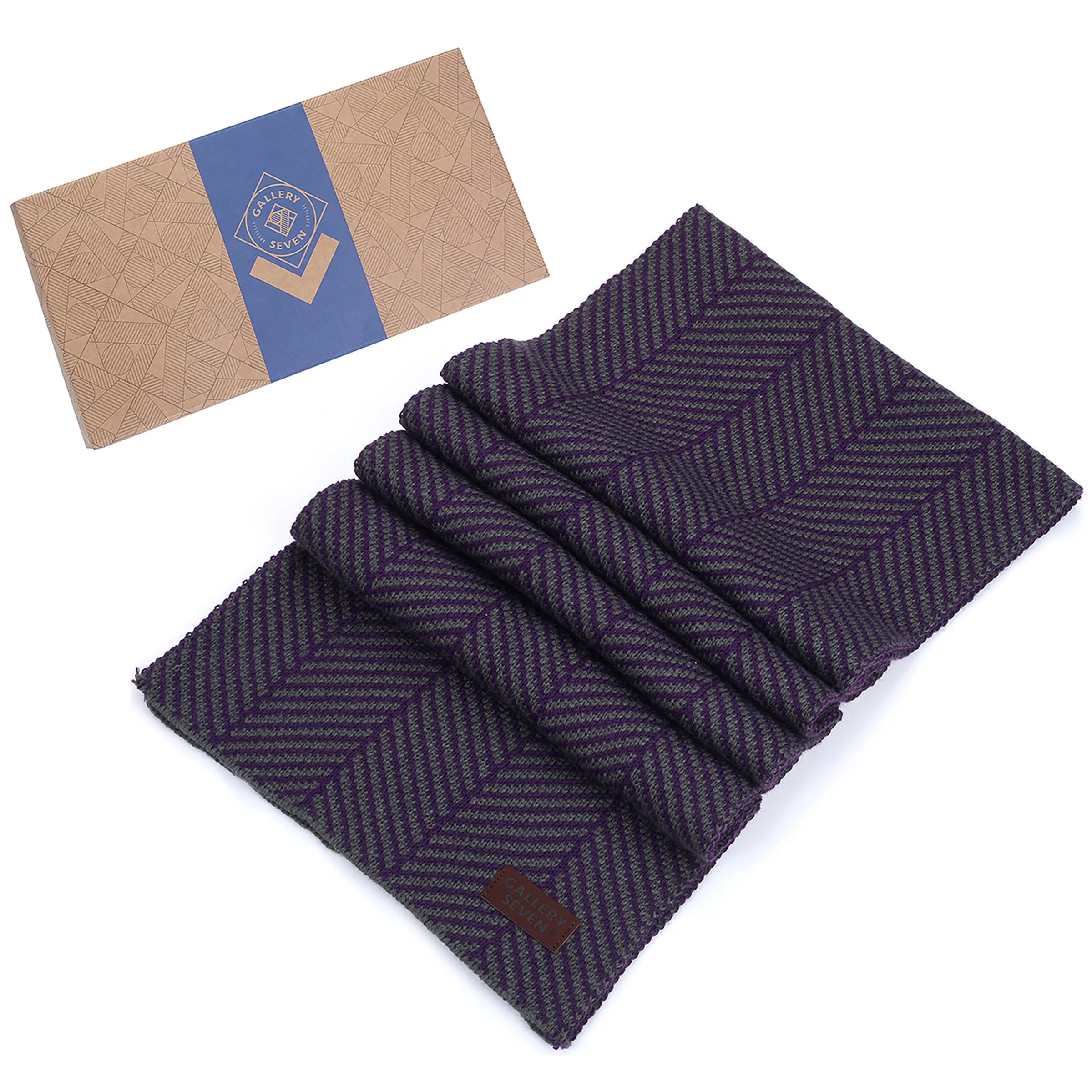 Men's Soft Knit Winter Scarf