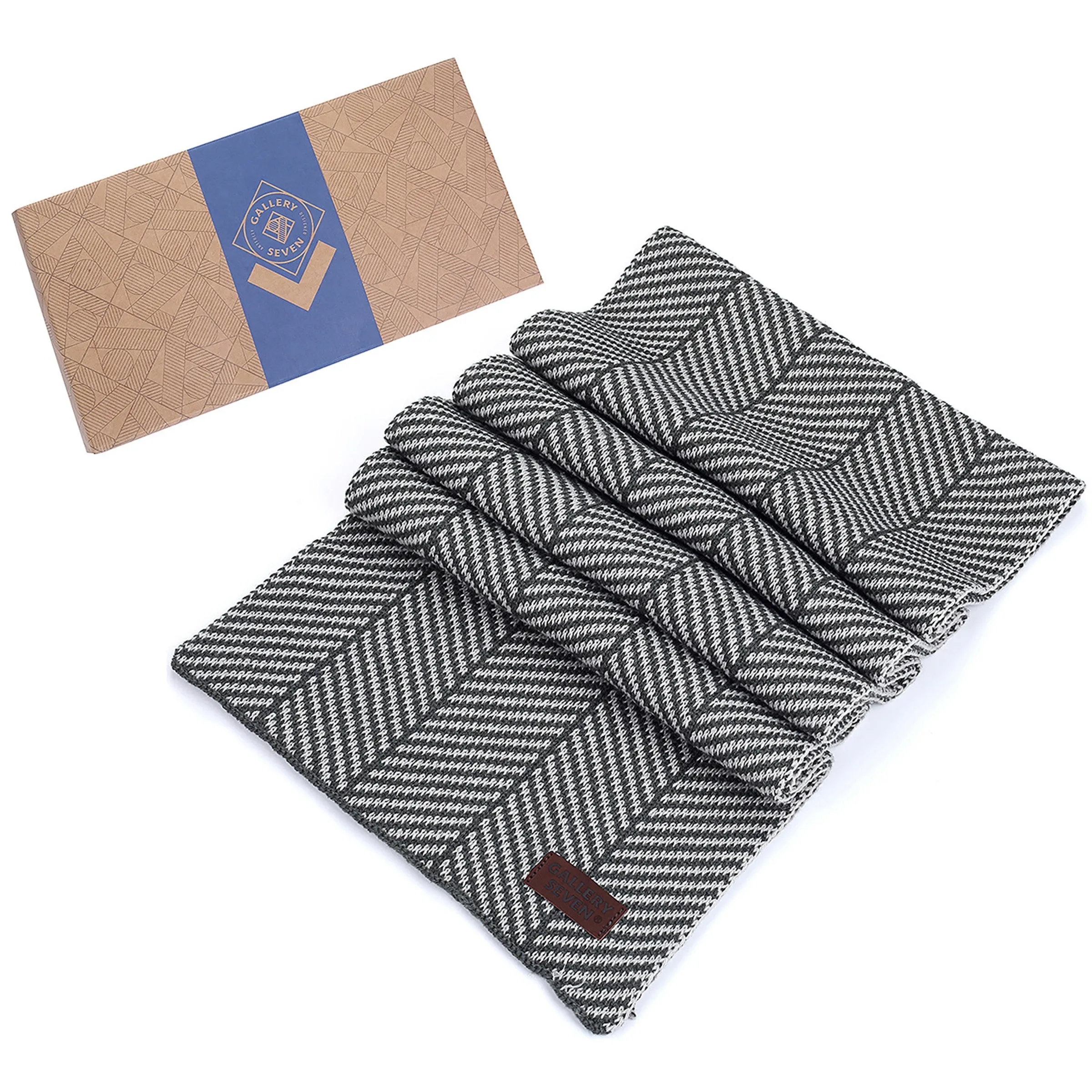 Men's Soft Knit Winter Scarf