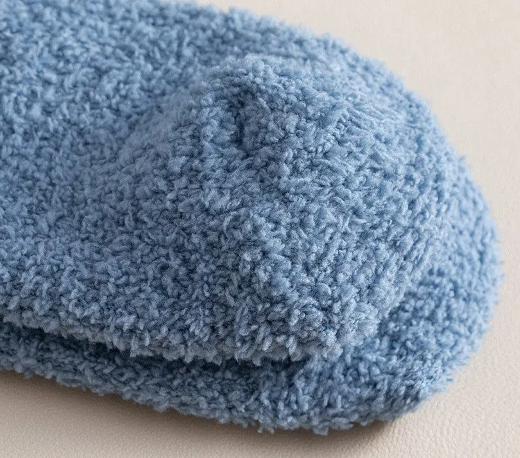 Men's Winter Thickened Coral Fleece Socks Stay Warm Cozy And Lint-Free Ideal For Home Sleep And Cold Floors