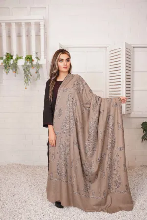 Needle Work Paisleys Jaal -Shawl