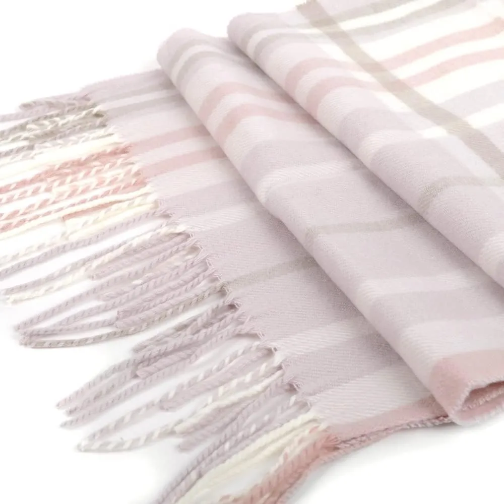 Nollia Plaid Fall/Winter Scarf for Men & Women-Plaid Color Cashmere Feels Acrylic Scarves