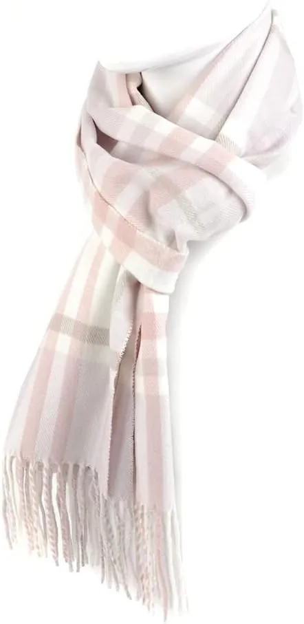 Nollia Plaid Fall/Winter Scarf for Men & Women-Plaid Color Cashmere Feels Acrylic Scarves