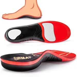 Plantar Fasciitis High Arch Support Insoles for Men Women, Arch Support Inserts for Men, Work Boot Shoe Inserts for Women-Orthotic Insert for Flat Feet, Absorb Shock(S) 220  lbs