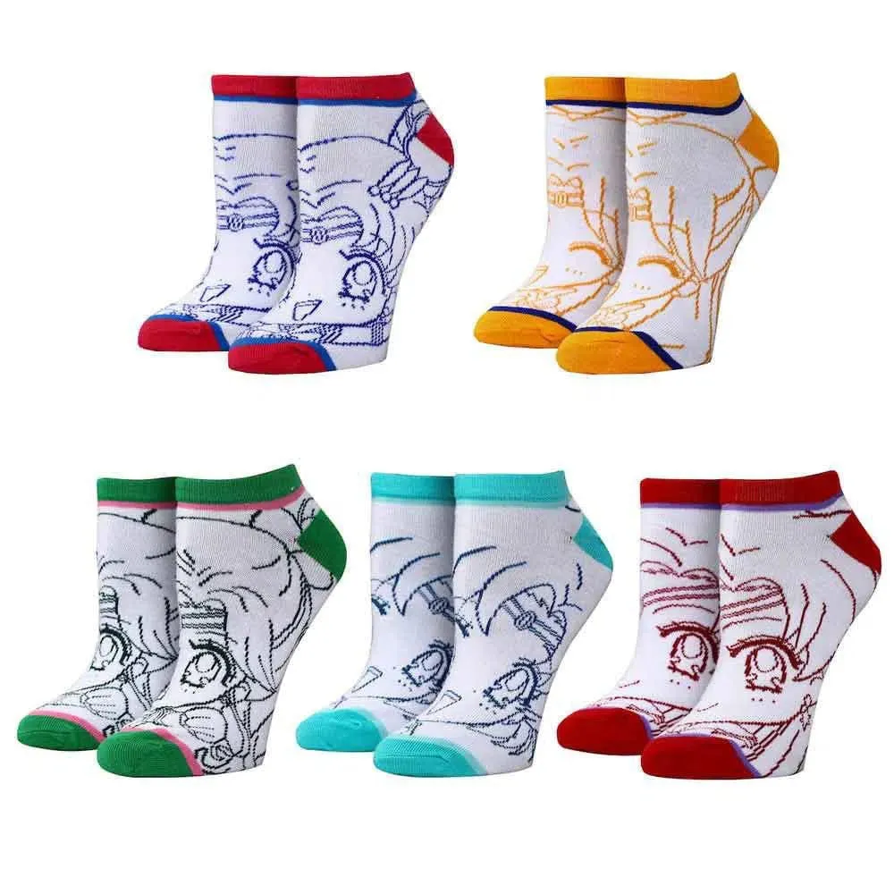 Sailor Moon - Ankle Socks (5 Pairs) - Bioworld