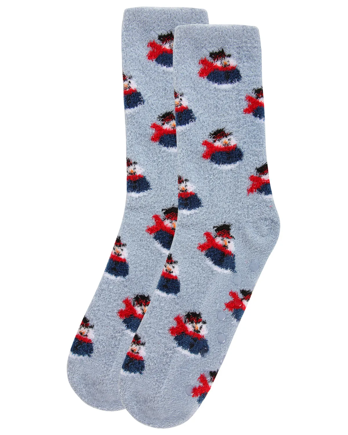 Snowman Cozy Non-Slip Crew Socks
